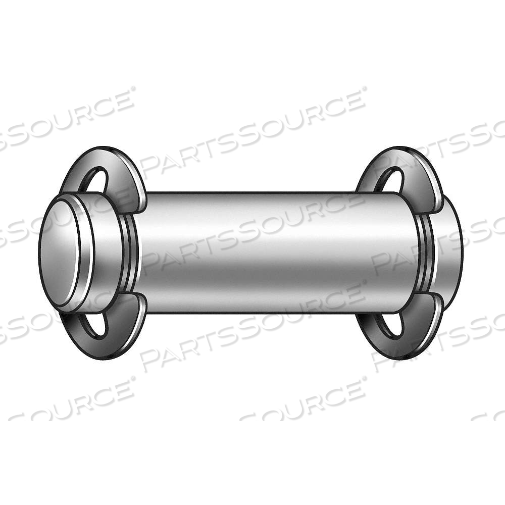 CLEVIS PIN,1 9/32 IN L,STEEL 0.188IN DIA, INCH, 3/16 IN PIN DIA, 1 9/32 IN SHANK LG, STEEL, HEADED by Approved Vendor