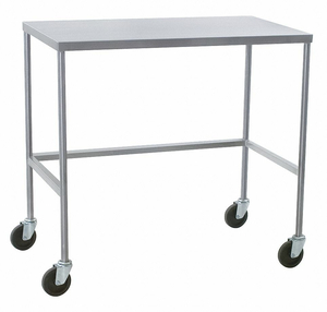 MOBILE INSTRUMENT TABLE SS 20X16X34 by Eagle Group MOBILE INSTRUMENT TABLE SS 20X16X34 by Eagle Group