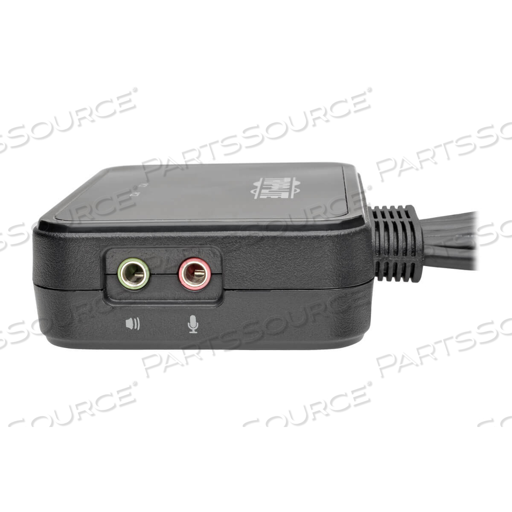 2-PORT KVM SWITCH W/ HDMI USB AUDIO CABLES PERIPHERAL SHARING by Tripp Lite 2-PORT KVM SWITCH W/ HDMI USB AUDIO CABLES PERIPHERAL SHARING by Tripp Lite