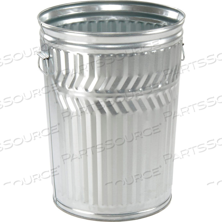 GALVANIZED GARBAGE CAN - 20 GALLON COMMERCIAL DUTY by Witt Company GALVANIZED GARBAGE CAN - 20 GALLON COMMERCIAL DUTY by Witt Company