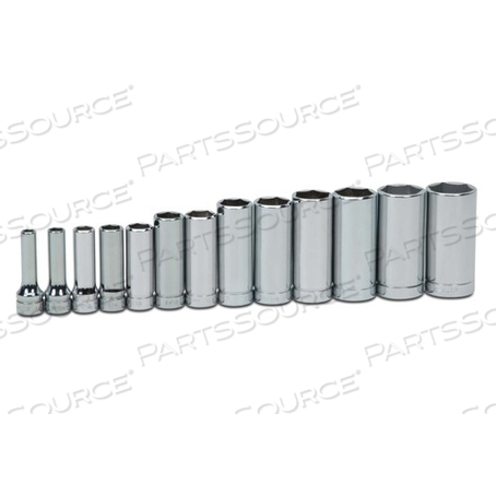 DEEP SOCKET SET 3/8 D 6PT 13PCS. by Snap-on Incorporated