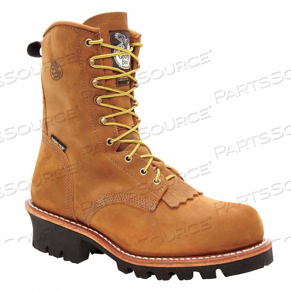 LOGGER BOOT 8-1/2 WIDE BROWN STEEL PR by Georgia Boot