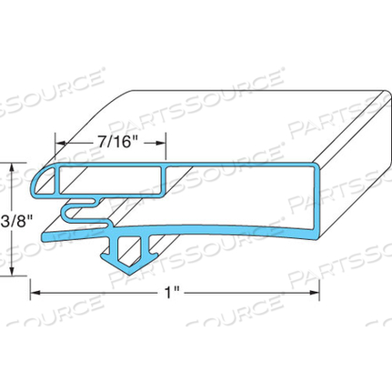 DOOR GASKET 22-11/16 X 60-13/16 by Anthony International (Anthony Doors)