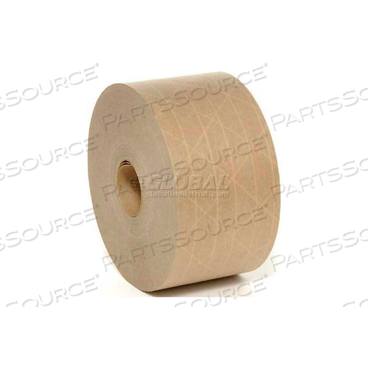 HOLLAND GOLD BANNER REINFORCED WATER ACTIVATED TAPE 3" X 450' 5 MIL TAN by Holland Manufacturing Company, Inc. HOLLAND GOLD BANNER REINFORCED WATER ACTIVATED TAPE 3" X 450' 5 MIL TAN by Holland Manufacturing Company, Inc.