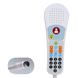 ELITE INFRARED PILLOW SPEAKER, JERON 8-PIN DIN, VOLUME, NURSE, TV, 10-KEY, 1 LIGHT by Crest Healthcare