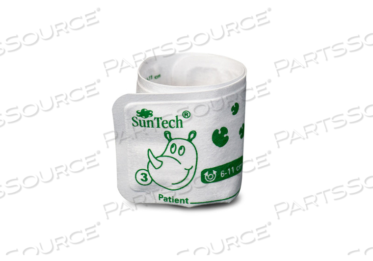 SOFT DISPOSABLE BLOOD PRESSURE CUFF - NEONATE #3 (BOX OF 20) by SunTech Medical SOFT DISPOSABLE BLOOD PRESSURE CUFF - NEONATE #3 (BOX OF 20) by SunTech Medical