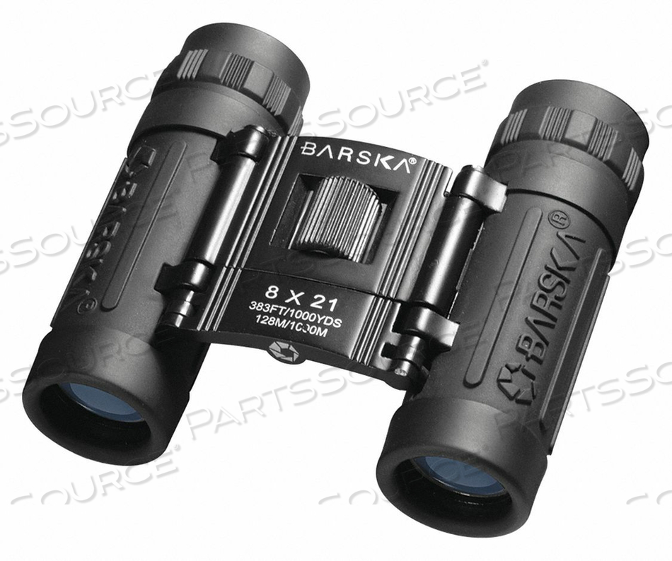 BINOCULAR 8X 383 FT. ROOF BLACK 0.42 LB. by Barska