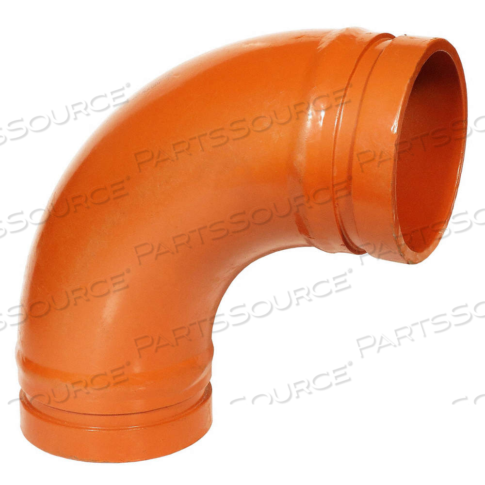 90 LONG RADIUS ELBOW DUCTILE IRON 6 IN by Gruvlok