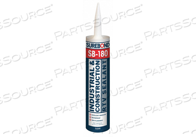RTV SILICONE SEALANT CLEAR 10.3 OZ. by Surebond