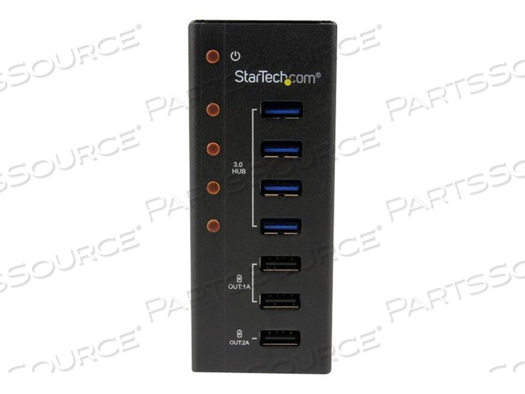 ADD 4 USB 3.0 HUB PORTS, PLUS 3 DEDICATED USB CHARGING PORTS (7 TOTAL) THROUGH A by StarTech.com Ltd.