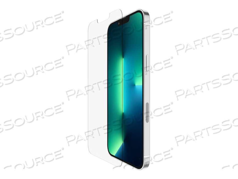 SCREENFORCE ULTRAGLASS, SCREEN PROTECTOR FOR CELLULAR PHONE, ANTIMICROBIAL, GLASS, FOR APPLE IPHONE 13 PRO MAX by Belkin SCREENFORCE ULTRAGLASS, SCREEN PROTECTOR FOR CELLULAR PHONE, ANTIMICROBIAL, GLASS, FOR APPLE IPHONE 13 PRO MAX by Belkin