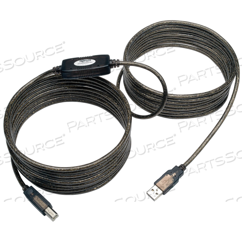 25' USB 2.0 HI-SPEED A/B ACTIVE REPEATER CABLE M/M 25' by Tripp Lite 25' USB 2.0 HI-SPEED A/B ACTIVE REPEATER CABLE M/M 25' by Tripp Lite