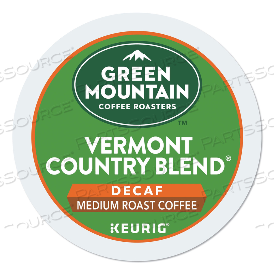 VERMONT COUNTRY BLEND DECAF COFFEE K-CUPS by Green Mountain Coffee VERMONT COUNTRY BLEND DECAF COFFEE K-CUPS by Green Mountain Coffee