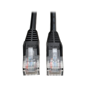 ETHERNET CABLE, CAT5E 350 MHZ SNAGLESS MOLDED (UTP) (RJ45 M/M), POE, BLACK, 100 FT by Tripp Lite