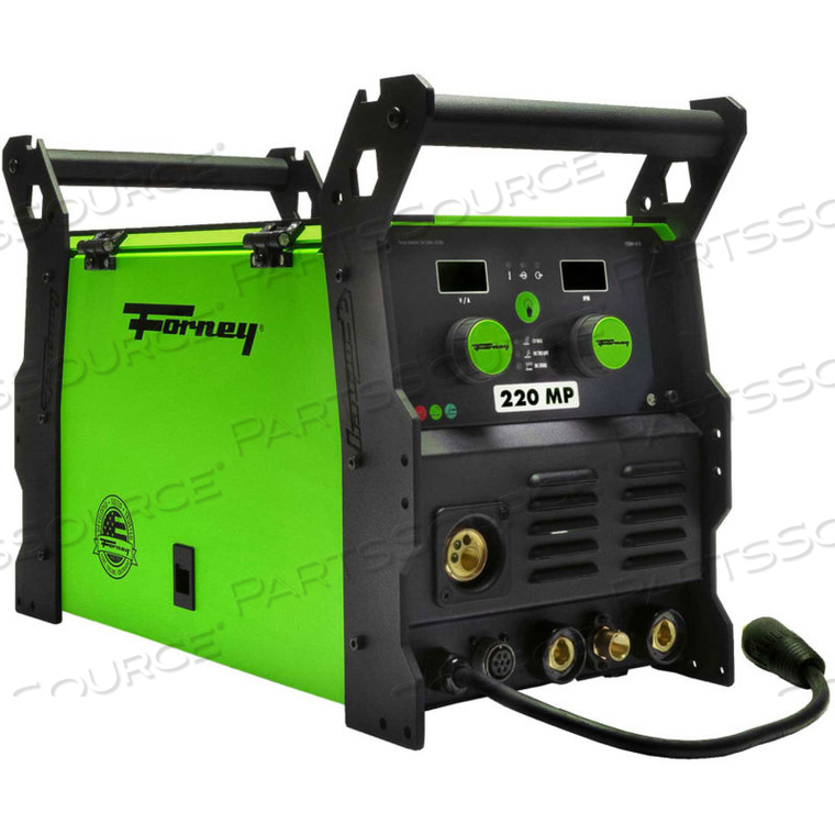FORNEY 220 MULTI-PROCESS (MP) WELDER, 120/230V, DC, 10-220A, 60HZ, GREEN by Industrial Pro