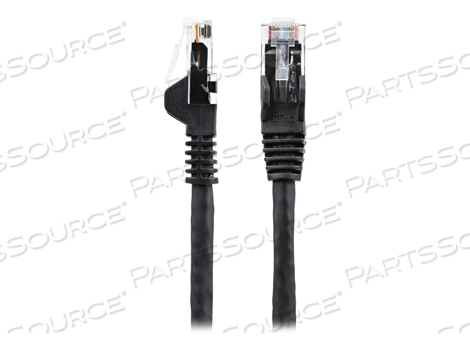 15FT (4.6M) LSZH CAT6 ETHERNET CABLE, 10 GIGABIT SNAGLESS RJ45 100W POE PATCH CORD CAT 6 10GBE UTP NETWORK CABLE W/STRAIN RELIEF, BLACK/FLUK by StarTech.com Ltd. 15FT (4.6M) LSZH CAT6 ETHERNET CABLE, 10 GIGABIT SNAGLESS RJ45 100W POE PATCH CORD CAT 6 10GBE UTP NETWORK CABLE W/STRAIN RELIEF, BLACK/FLUK by StarTech.com Ltd.