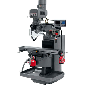 JET JTM-1050EVS2/230 MILL - 3-AXIS ACU-RITE 200S DRO (KNEE) - X AND Y-AXIS POWERFEEDS - 690611 by Jet