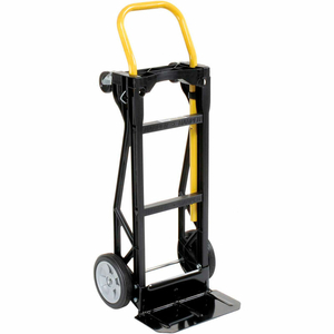 ULTRA LITE NYLON 2-IN-1 CONVERTIBLE HAND TRUCK SEMI-PNEUMATIC WHEELS by Harper