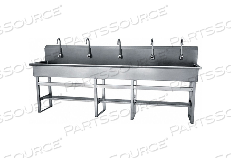 WASH STATION 100 IN L 20 IN W 18 IN H by Sani-Lav