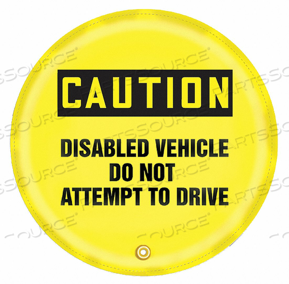 STEERING WHEEL COVER DISABLED VEHICLE 24 by Accuform Manufacturing, Inc.