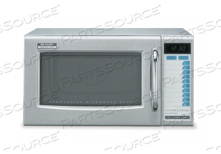 COMMERCIAL MICROWAVE OVEN, 1.0 CU. FT., 1000 WATT, TOUCHPAD CONTROL by Sharp Electronics Corporation COMMERCIAL MICROWAVE OVEN, 1.0 CU. FT., 1000 WATT, TOUCHPAD CONTROL by Sharp Electronics Corporation