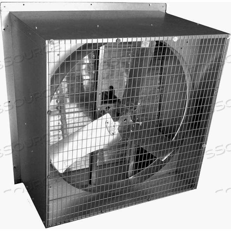 36" SLANTWALL EXHAUST FAN - DIRECT DRIVE - 1/2 HP - 10770 CFM - 115/230V by Hessaire 36" SLANTWALL EXHAUST FAN - DIRECT DRIVE - 1/2 HP - 10770 CFM - 115/230V by Hessaire