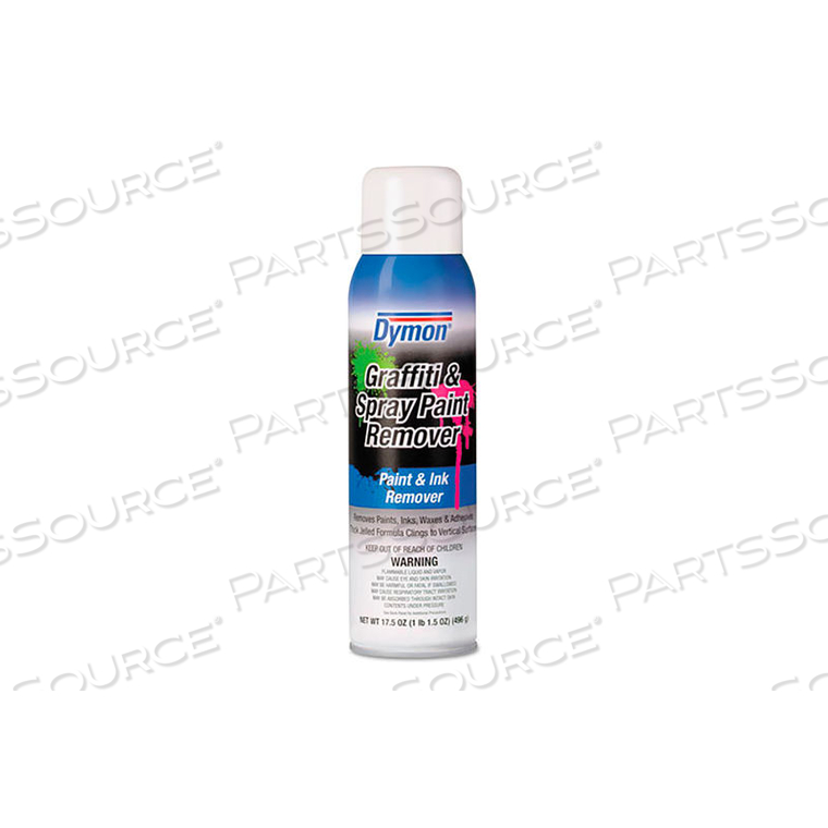 GRAFFITI & SPRAY PAINT REMOVER, 20 OZ. AEROSOL CAN, 12 CANS - 07820 by Dymon GRAFFITI & SPRAY PAINT REMOVER, 20 OZ. AEROSOL CAN, 12 CANS - 07820 by Dymon