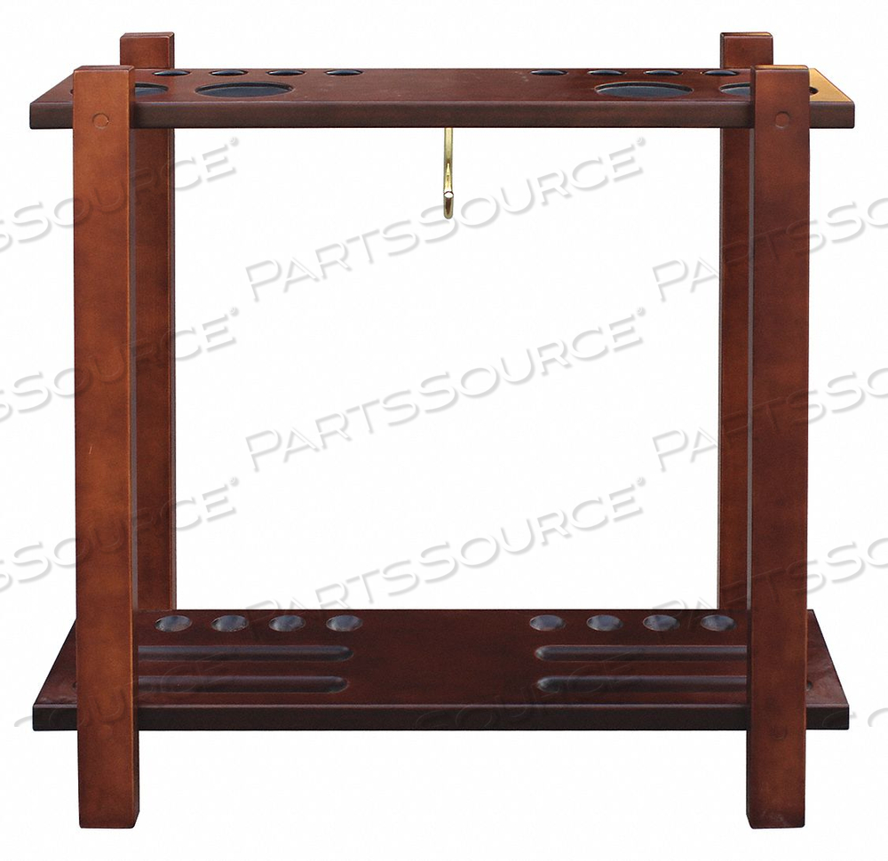 FLOOR BILLIARD POOL CUE RACK WALNUT by Hathaway