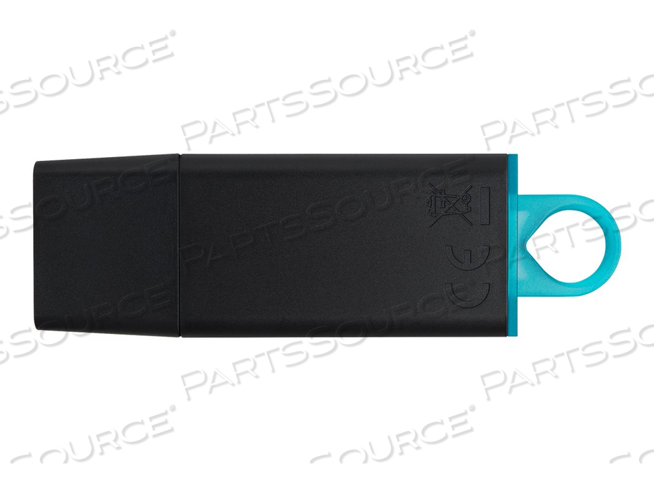 DATATRAVELER EXODIA, USB FLASH DRIVE, 64 GB, USB 3.2 GEN 1, BLACK WITH TEAL by Kingston Technology DATATRAVELER EXODIA, USB FLASH DRIVE, 64 GB, USB 3.2 GEN 1, BLACK WITH TEAL by Kingston Technology