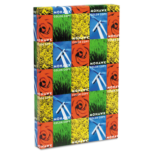 COLOR COPY 98 PAPER AND COVER STOCK, 98 BRIGHT, 80 LB COVER WEIGHT, 18 X 12, 250/PACK by Mohawk