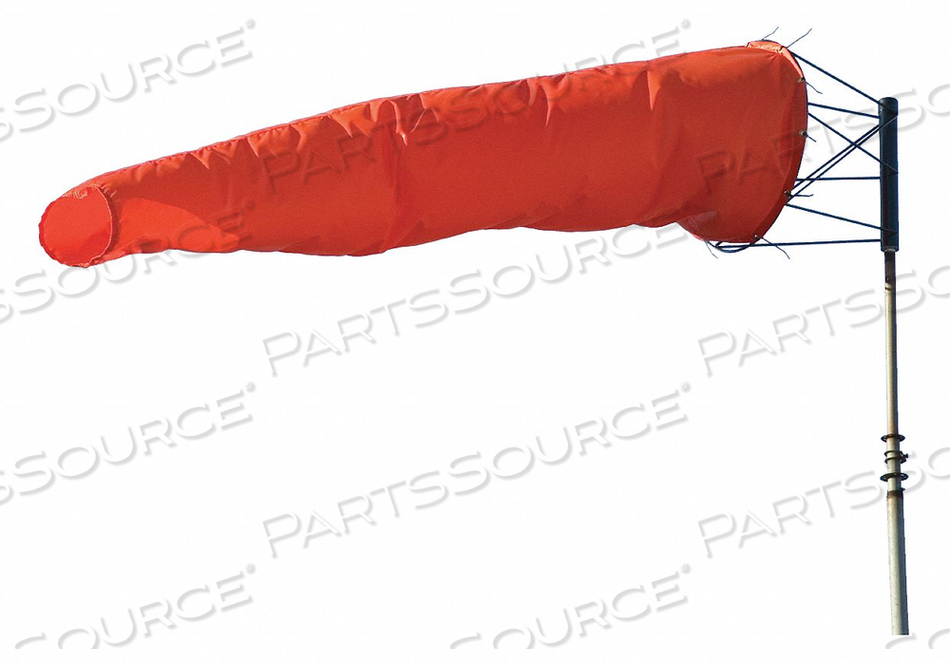 REPLACEMENT WINDSOCK RED/ORANGE 72 L by Aerosock