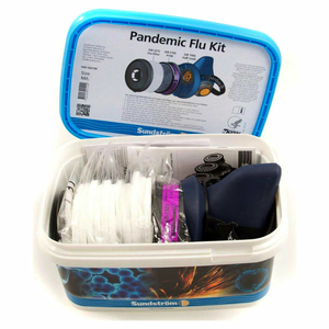 PANDEMIC FLU RESPIRATOR KIT L/XL by Sundstrom Safety