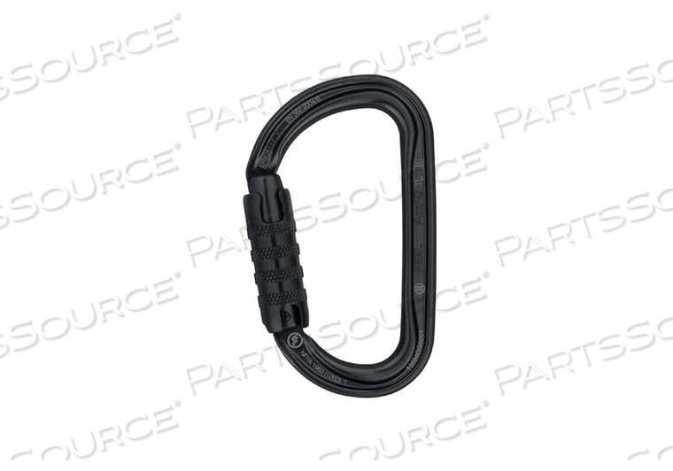 CARABINER BLACK 1 OPENING by Petzl
