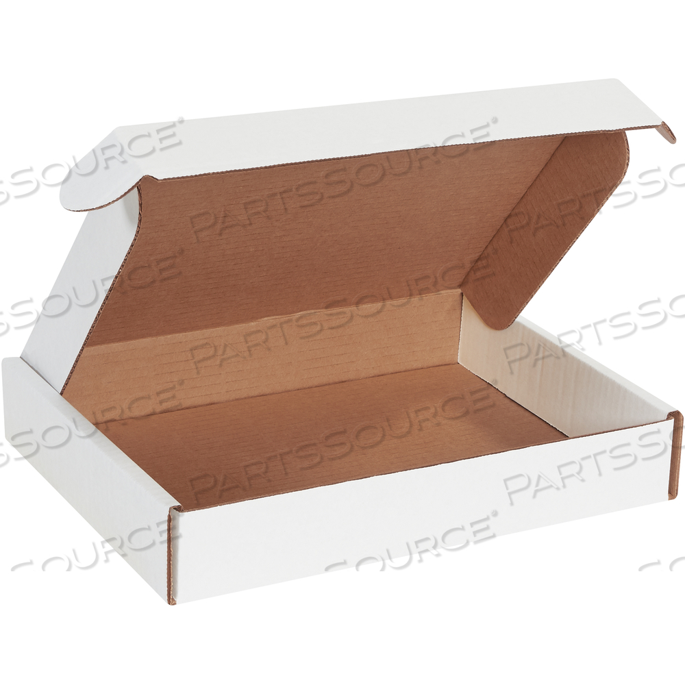 DELUXE LITERATURE MAILERS, 12 1/8" X 9 1/4" X 2", WHITE, 50/BUNDLE by BOX Partners (Box Acquisitions, LLC)