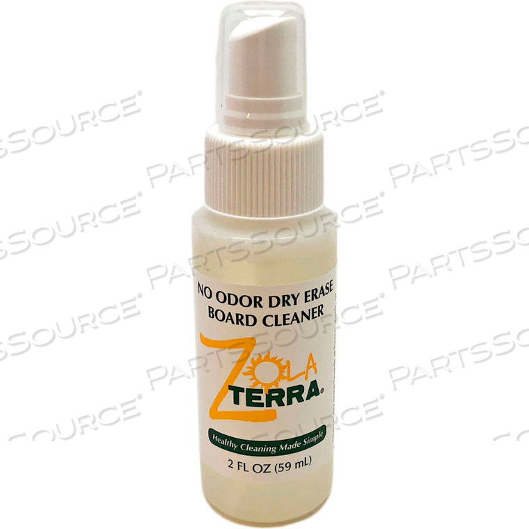 ZOLATERRA NO ODOR DRY ERASE BOARD CLEANER, 2 OZ. SPRAY BOTTLE, 12 BOTTLES by Super Simple LLC ZOLATERRA NO ODOR DRY ERASE BOARD CLEANER, 2 OZ. SPRAY BOTTLE, 12 BOTTLES by Super Simple LLC