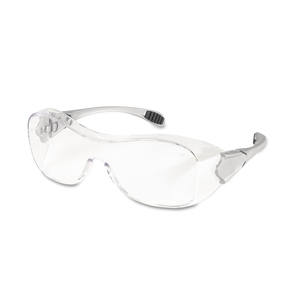 SAFETY GLASS CLEAR LENS FRAMELESS by MCR Safety