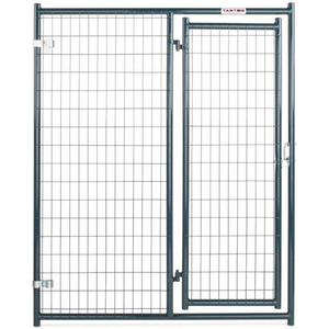 BLUE CHAMPION KENNEL FRONT PANEL WITH DOOR, 6'H X 5'L by Tarter Farm & Ranch