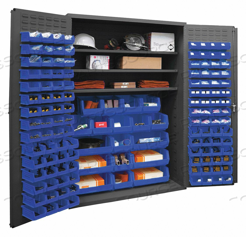 BIN CAB LOUVERED/SHELVING 72 H 48 W 24 D by Durham Manufacturing Company BIN CAB LOUVERED/SHELVING 72 H 48 W 24 D by Durham Manufacturing Company