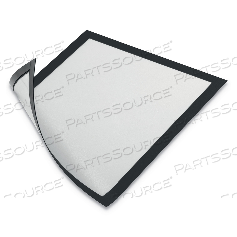 DURAFRAME MAGNETIC SIGN HOLDER, 8.5 X 11, BLACK FRAME by Durable