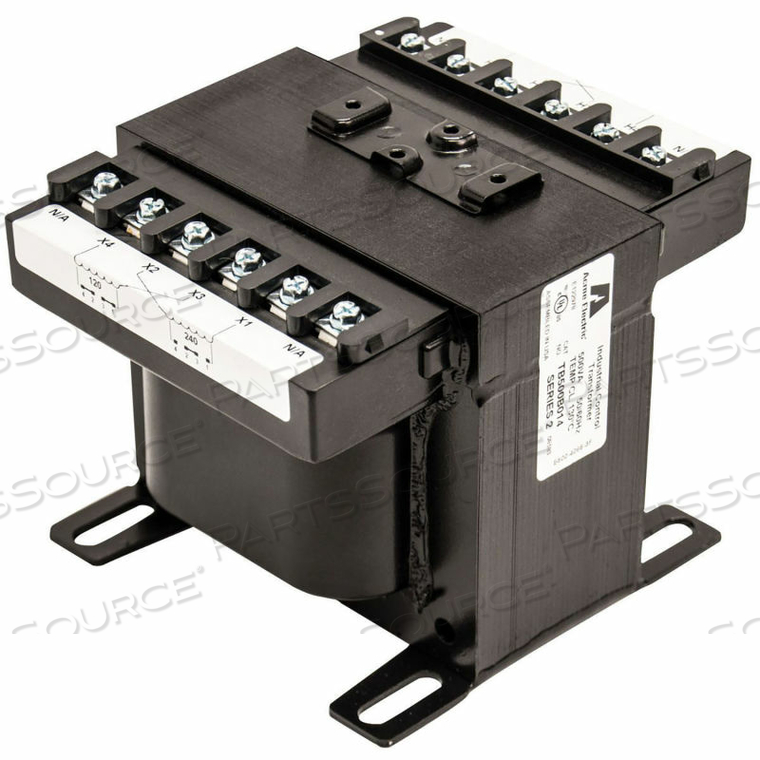 TB500B008 TB SERIES, 500 VA, 240 X 480 PRIMARY VOLTS, 120 SECONDARY VOLTS 