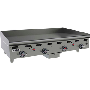 HEAVY-DUTY FLAT TOP GRIDDLE/GRILL, NATURAL GAS, S/S, 3 BURNERS by Vulcan Restaurant Equipment