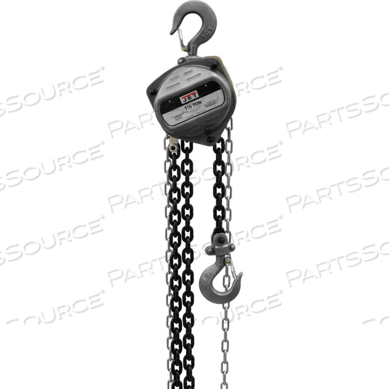 S90 SERIES MANUAL CHAIN HOIST 1-1/2 TON, 15 FT. LIFT 