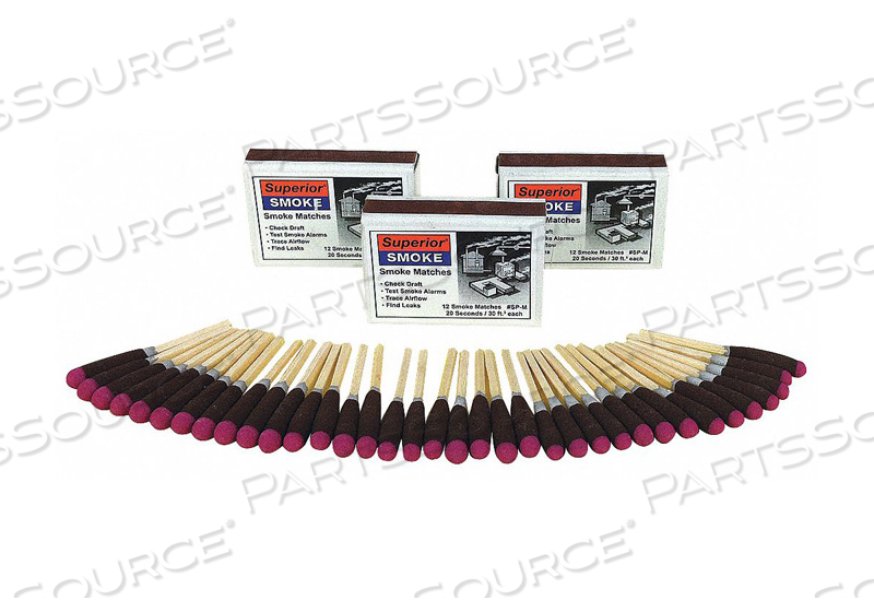 SMOKE MATCHES 30 CU FT PK36 by Superior Smoke