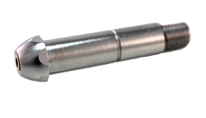 CGA 580 NIPPLE W/ FILTER, 3 1/4" X 1/4" NPT MALE, N2, HELIUM by Bay Corporation