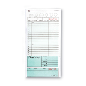 GUEST CHECK PAD, 16 LINES, TWO-PART CARBONLESS, 4.2 X 8.25, 50 FORMS/PAD, 50 PADS/CARTON by Royal Paper