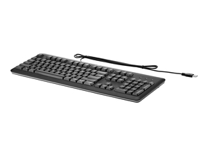 USB KEYBOARD, 18.1IN WIDTH, 0.96IN HEIGHT, 6.47IN DEPTH, BLACK, ENGLISH LOCALIZATION, 6FT CABLE LENGTH, CABLE CONNECTIVITY TECHNOLOGY, FOR U by HP (Hewlett-Packard)