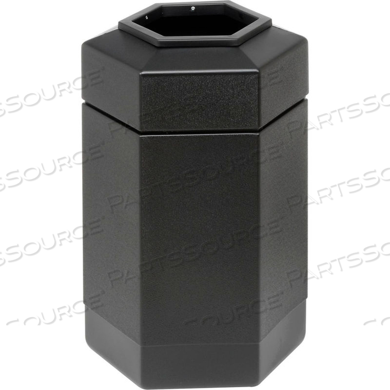 WASTE RECEPTACLE, 30 GALLON BLACK by Dci Marketing WASTE RECEPTACLE, 30 GALLON BLACK by Dci Marketing