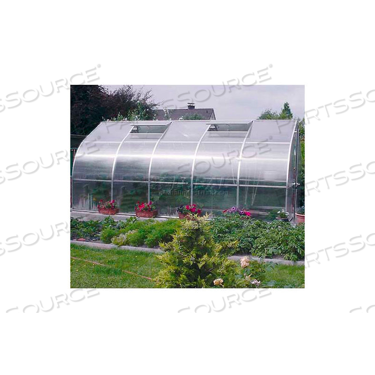 RIGA V GREENHOUSE KIT, 17' 2"L X 9' 8"W X 7' 6"H 