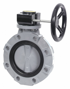 BUTTERFLY VALVE CPVC EPDM 10IN GEAR by Hayward