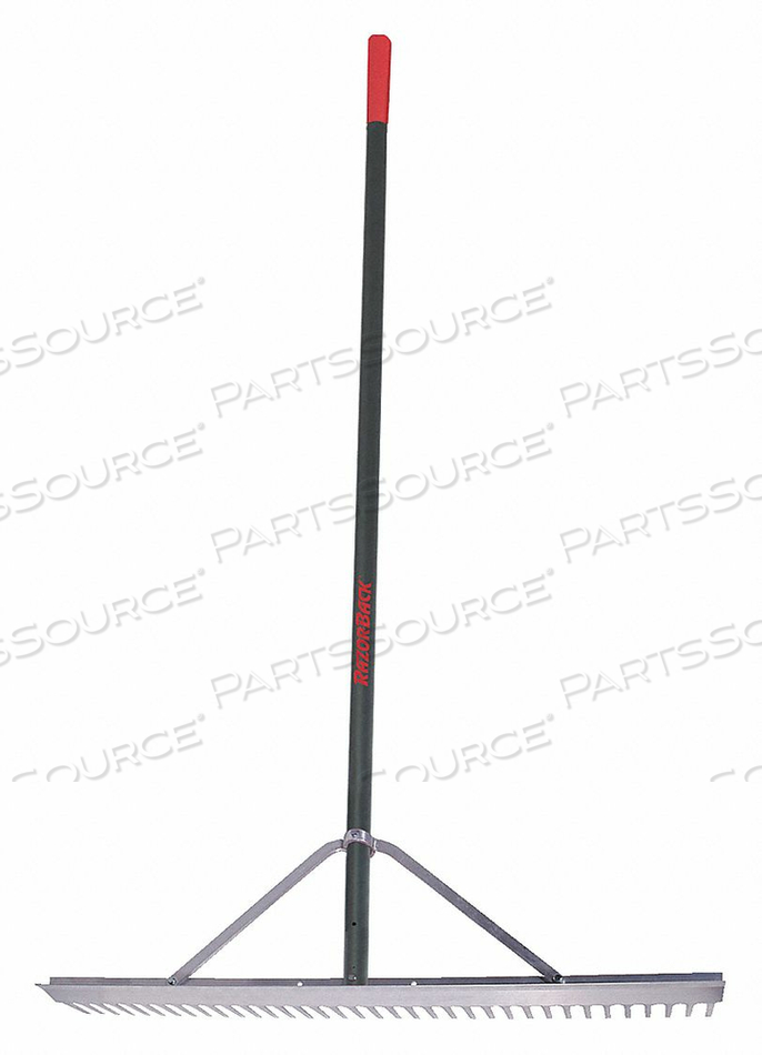 LANDSCAPE RAKE 36 TINES 66 IN HANDLE L by Razor-Back LANDSCAPE RAKE 36 TINES 66 IN HANDLE L by Razor-Back